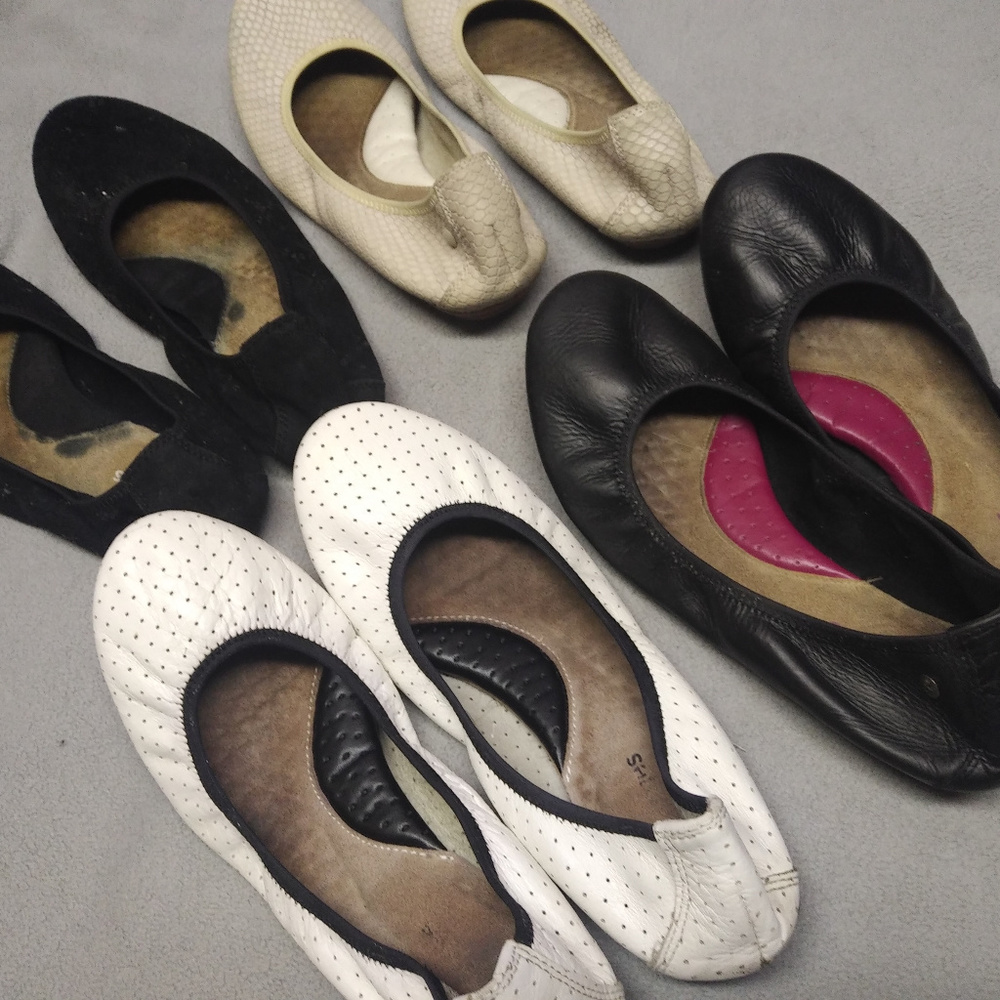 Hush Puppies Chaste Ballet Flats Lot 7.5W-8EW